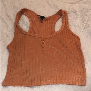 Forever 21 orange crop top